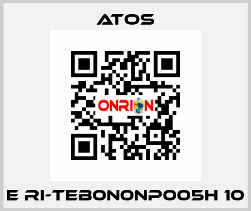 E RI-TEB0N0NP005H 10 Atos