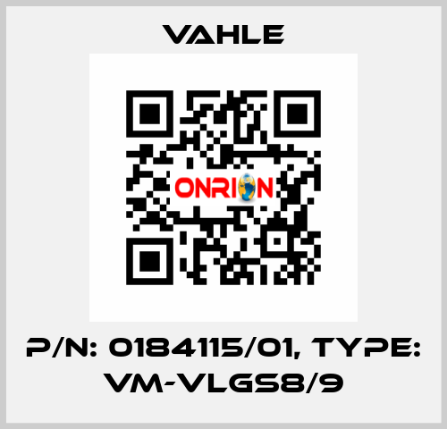 P/n: 0184115/01, Type: VM-VLGS8/9 Vahle