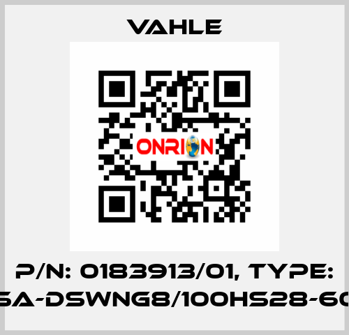 P/n: 0183913/01, Type: SA-DSWNG8/100HS28-60 Vahle