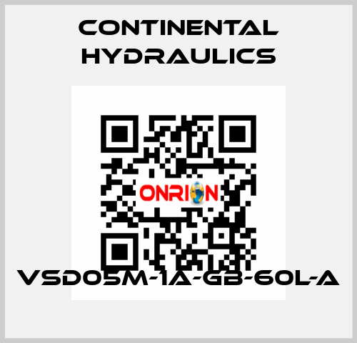 VSD05M-1A-GB-60L-A Continental Hydraulics