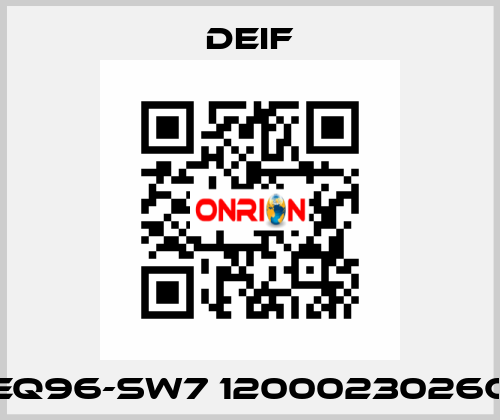 EQ96-SW7 1200023026C Deif