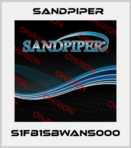 S1FB1SBWANS000 Sandpiper