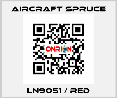 LN9051 / red Aircraft Spruce