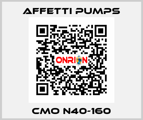 CMO N40-160 Affetti pumps