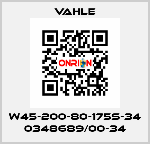 W45-200-80-175S-34 0348689/00-34 Vahle