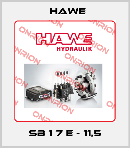 SB 1 7 E - 11,5 Hawe