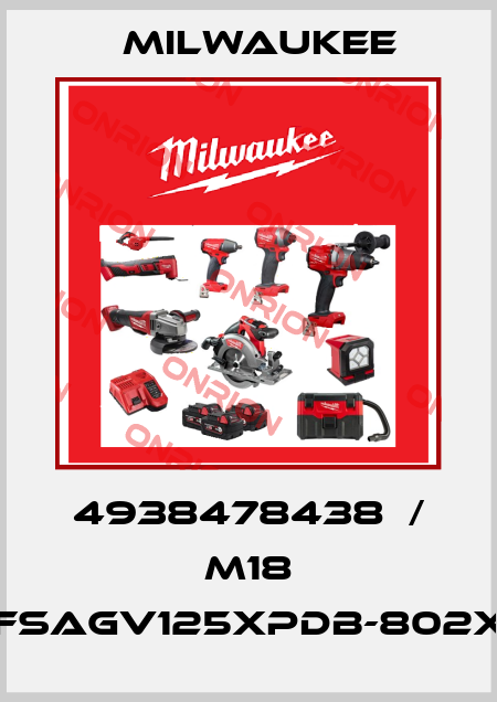 4938478438  / M18 FSAGV125XPDB-802X Milwaukee