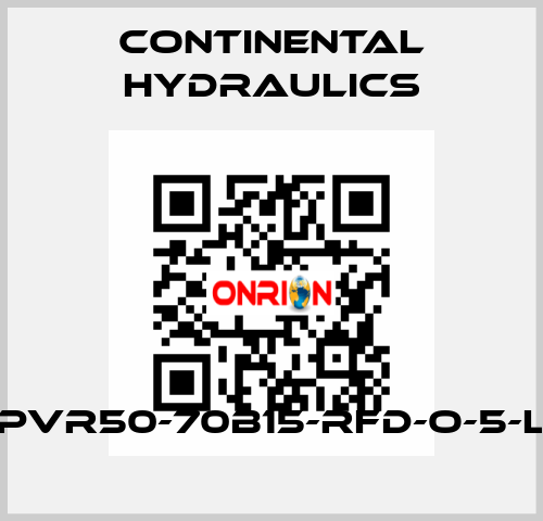 PVR50-70B15-RFD-O-5-L Continental Hydraulics