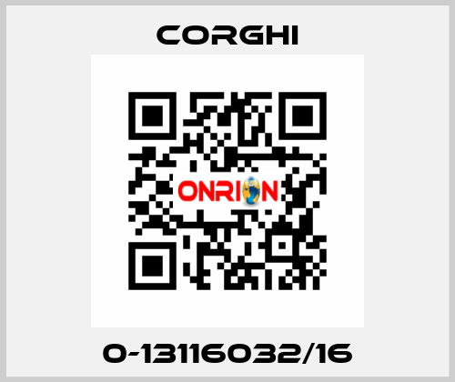 0-13116032/16 Corghi