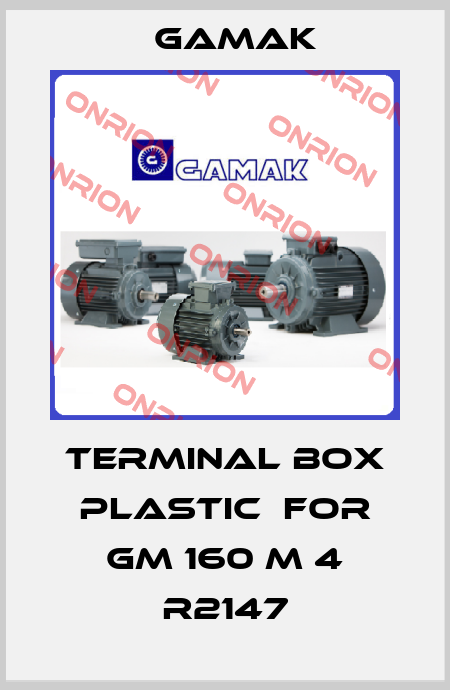 terminal box plastic  for GM 160 M 4 R2147 Gamak