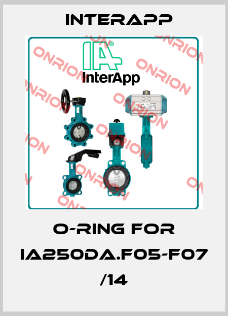 O-ring for IA250DA.F05-F07 /14 InterApp