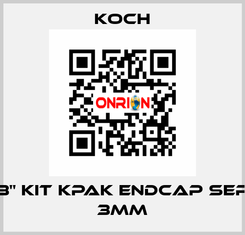 8" KIT KPAK ENDCAP SEP 3mm KOCH