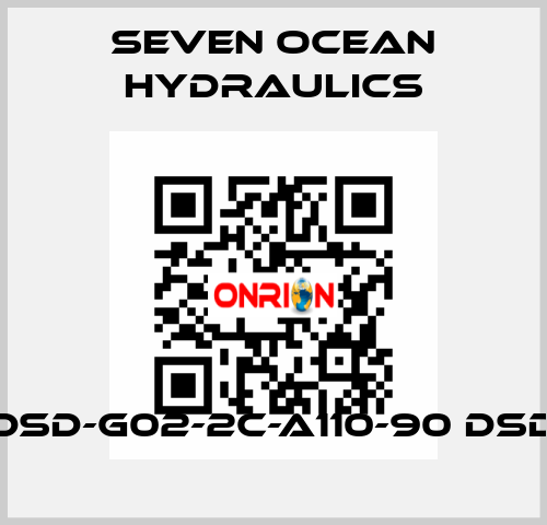 DSD-G02-2C-A110-90 DSD Seven Ocean Hydraulics