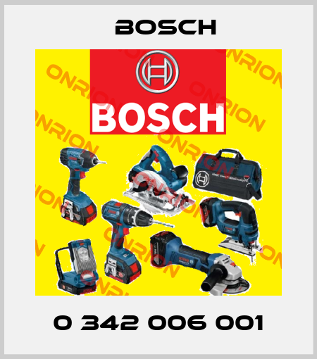 0 342 006 001 Bosch