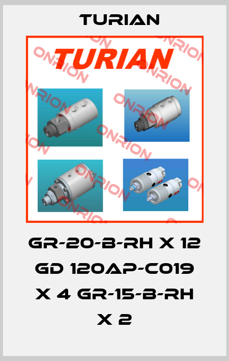 GR-20-B-RH x 12 GD 120AP-C019 x 4 GR-15-B-RH x 2 Turian