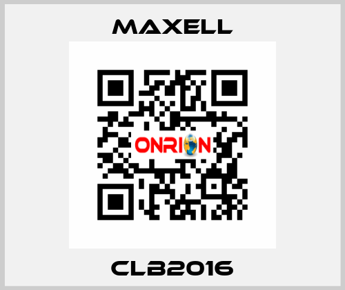 CLB2016 MAXELL