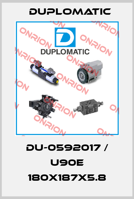 DU-0592017 / U90E 180X187X5.8 Duplomatic