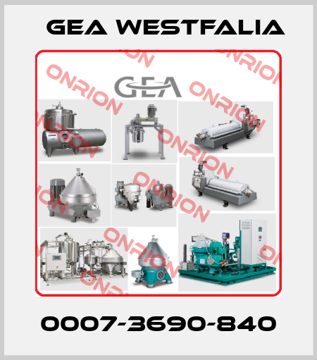 0007-3690-840 Gea Westfalia