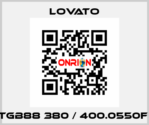 TGB88 380 / 400.0550F  Lovato