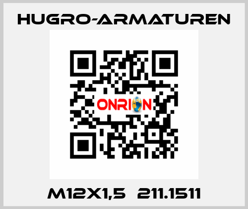 M12x1,5  211.1511 Hugro-Armaturen