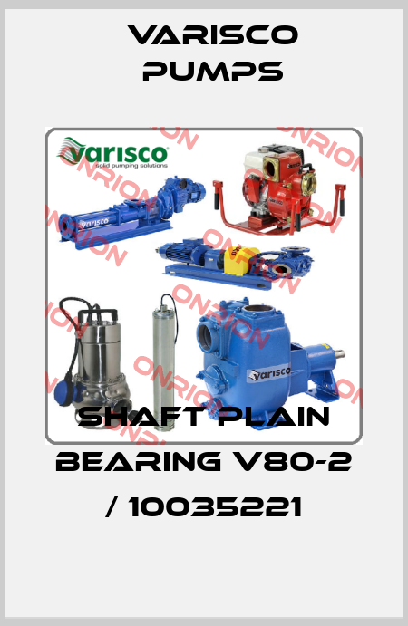 Shaft plain bearing V80-2 / 10035221 Varisco pumps