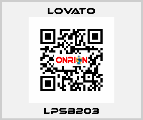 LPSB203 Lovato