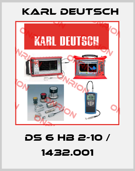 DS 6 HB 2-10 / 1432.001 Karl Deutsch