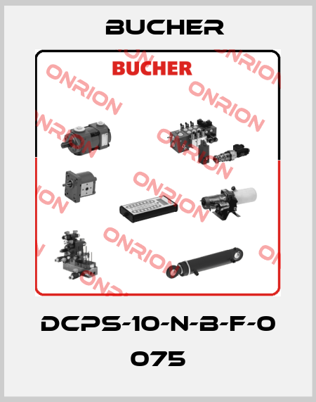 DCPS-10-N-B-F-0 075 Bucher