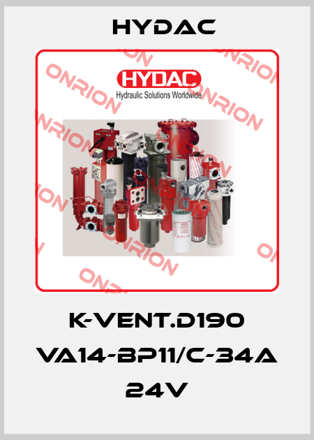 K-VENT.D190 VA14-BP11/C-34A 24V Hydac