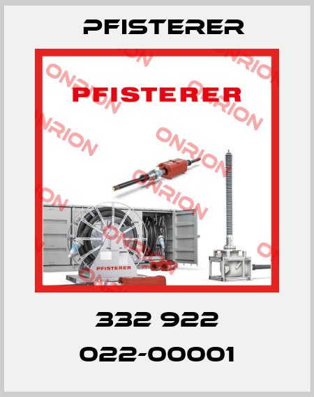 332 922 022-00001 Pfisterer