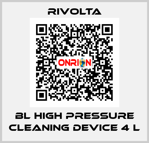 BL High pressure cleaning device 4 L Rivolta