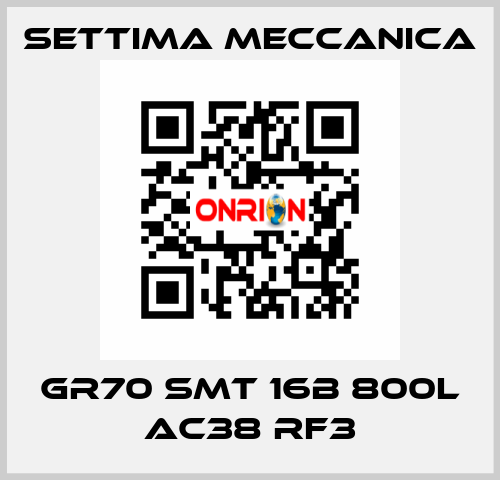 GR70 SMT 16B 800L AC38 RF3 Settima Meccanica