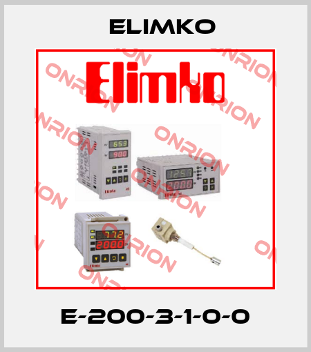 E-200-3-1-0-0 Elimko