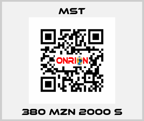 380 MZN 2000 S MST