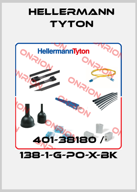 401-38180 / 138-1-G-PO-X-BK Hellermann Tyton