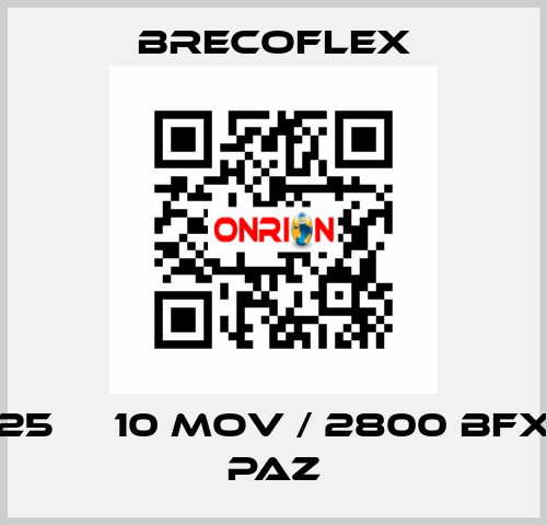 25 АТ10 MOV / 2800 BFX PAZ Brecoflex