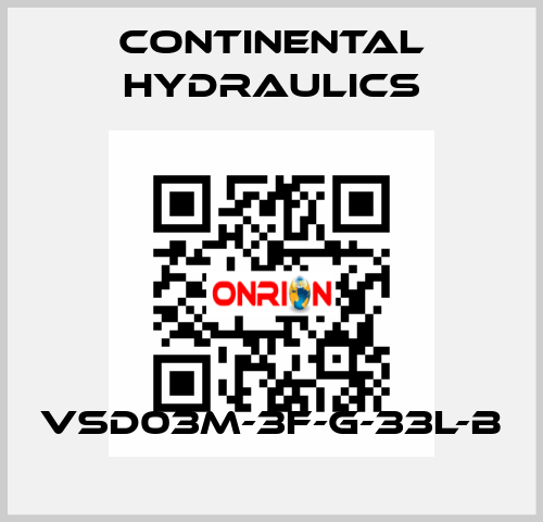 VSD03M-3F-G-33L-B Continental Hydraulics