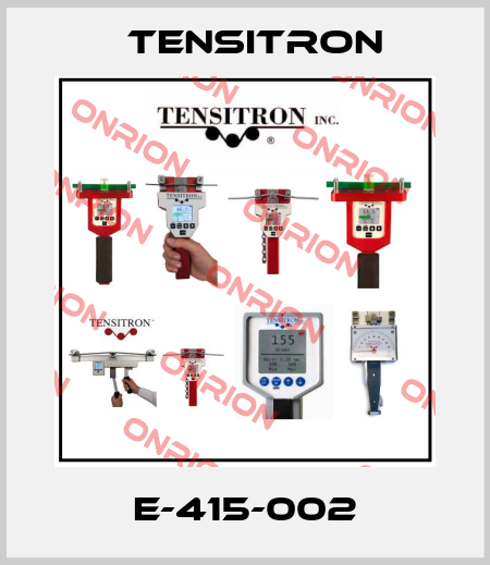 E-415-002 Tensitron