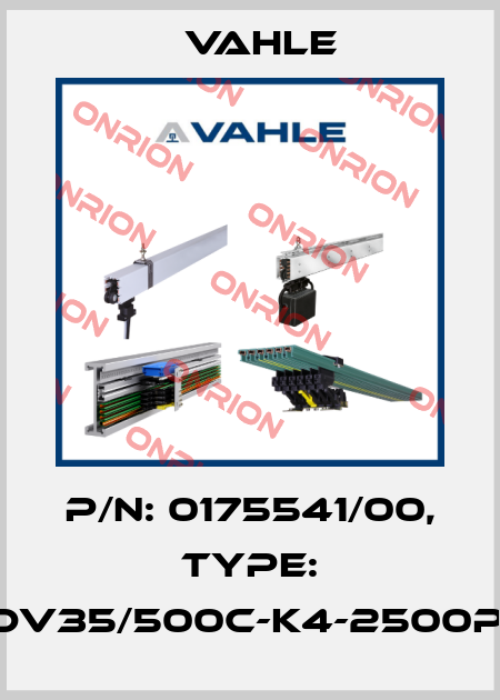 P/n: 0175541/00, Type: DT-UDV35/500C-K4-2500PE-AA Vahle