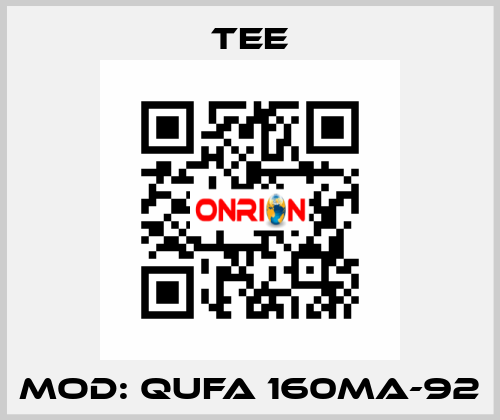 Mod: QUFA 160MA-92 TEE