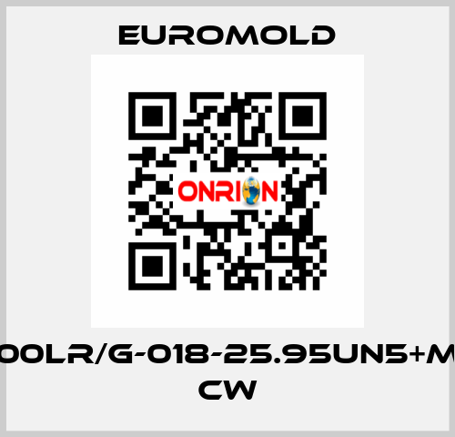 (M400LR/G-018-25.95UN5+MWS) CW EUROMOLD