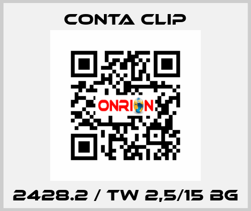 2428.2 / TW 2,5/15 BG Conta Clip