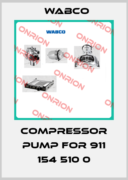 compressor pump for 911 154 510 0 Wabco