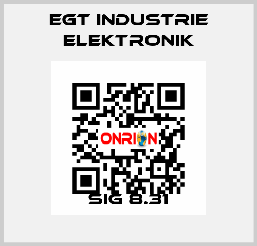 SIG 8.31 EGT Industrie elektronik