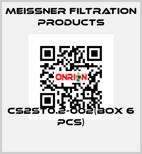 CS2ST0.2-002(Box 6 pcs) Meissner Filtration Products