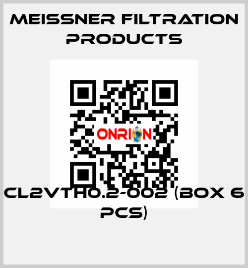 CL2VTH0.2-002 (Box 6 pcs) Meissner Filtration Products