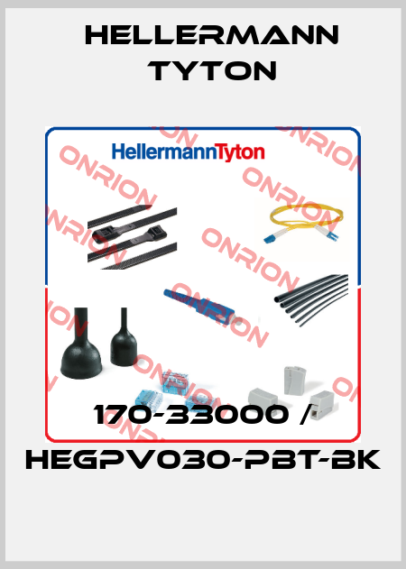 170-33000 / HEGPV030-PBT-BK Hellermann Tyton