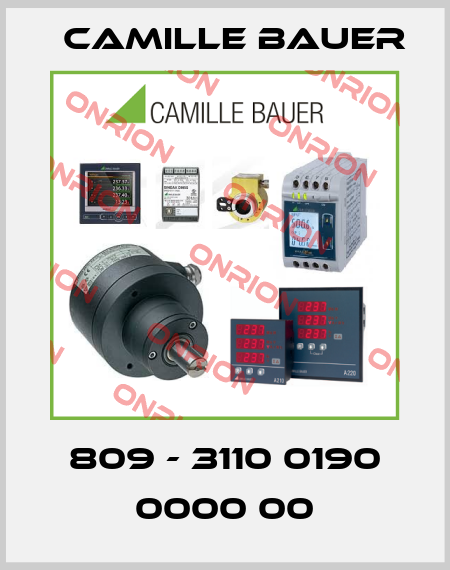 809 - 3110 0190 0000 00 Camille Bauer