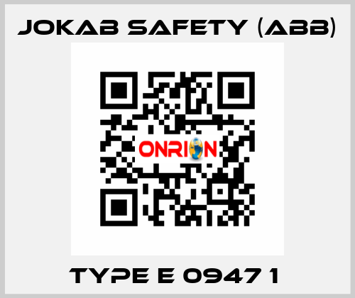 TYPE E 0947 1  Jokab Safety (ABB)
