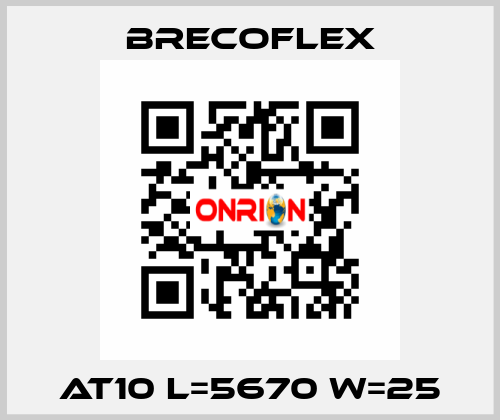 At10 L=5670 W=25 Brecoflex